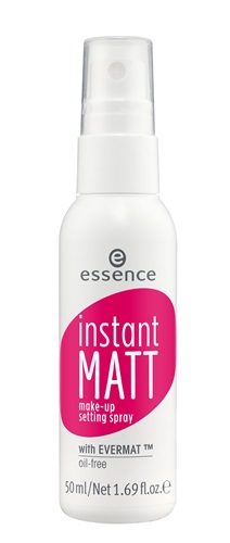 essence instant matt make-up setting spray